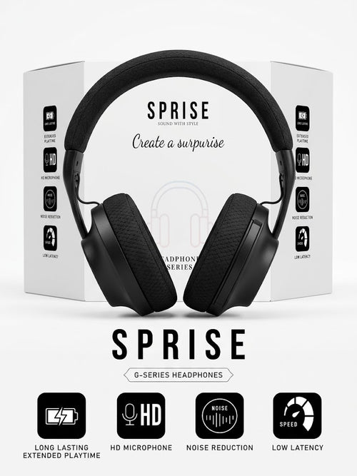 SPRISE Wireless Gaming & Music Headphones