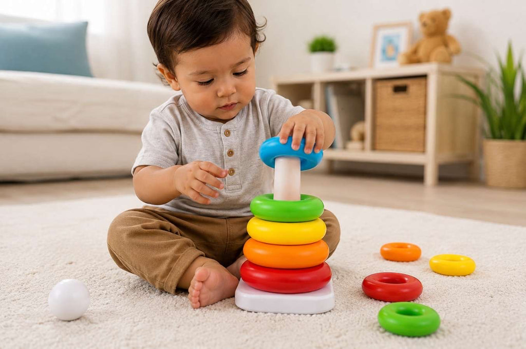 Tiibaby Stacking Circle – Early Educational Learning Stacker Toy for Babies